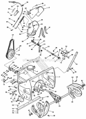 Collector And Discharge Diagram and Parts List for 55383A J00000001-J99999999 - 1990 Lawn Boy Snow Blower